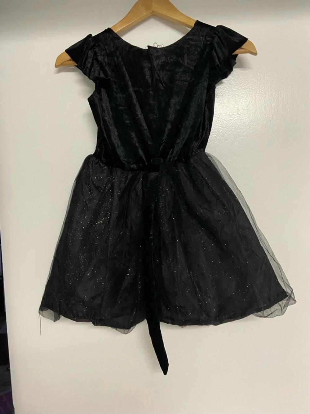 Kids Black and Pink Sparkle Cat Costume Dress - Picture 4 of 7